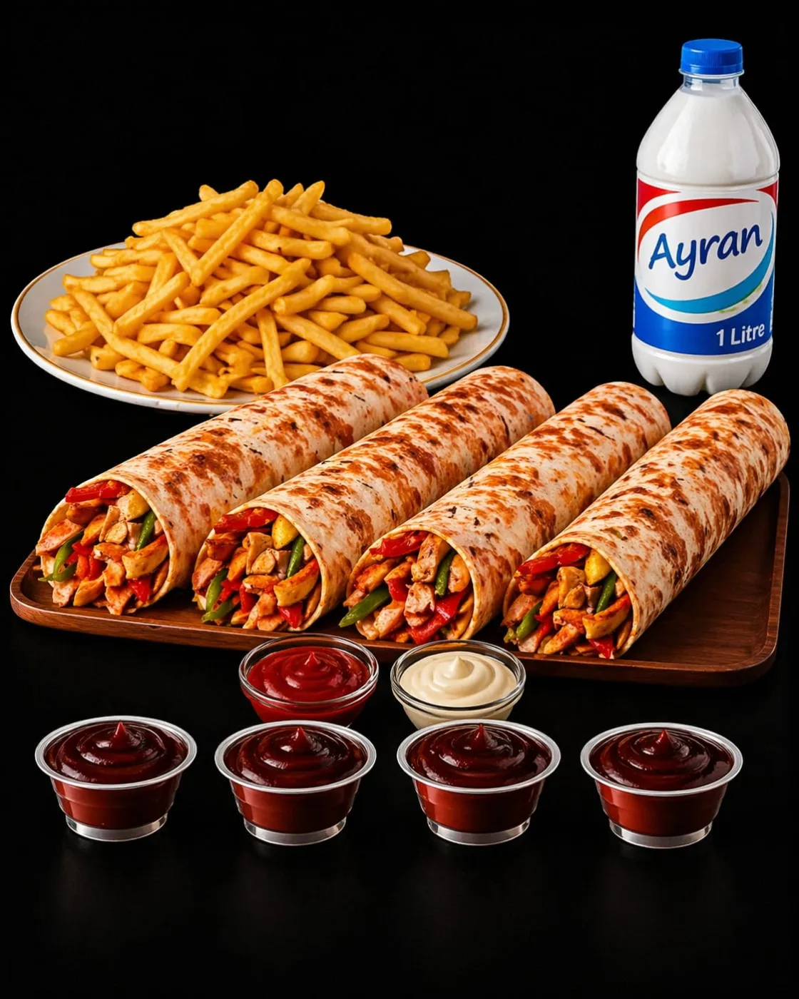 AİLE BOYU 4'LÜ FULL MENÜ                           (nakitte geçerli)